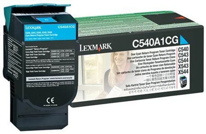 Hauptbild des Produkts Toner pro "C540, 543, 544" tiskárny, LEXMARK Cyan, 1 tis.stran
