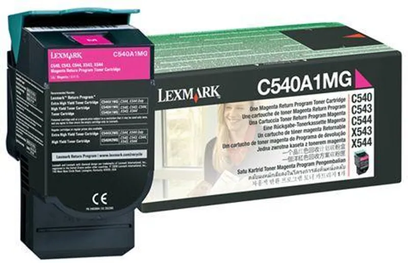 Hauptbild des Produkts Toner pro "C540, 543, 544" tiskárny, LEXMARK Magenta, 1 tis.stran