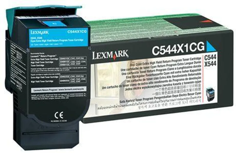 Hauptbild des Produkts Toner pro "C544, X544" tiskárny, LEXMARK Cyan, 4 tis.stran