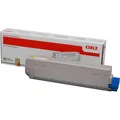 Toner pro "C822" tiskárnu, OKI Žlutá, 7,3 tis.stran
