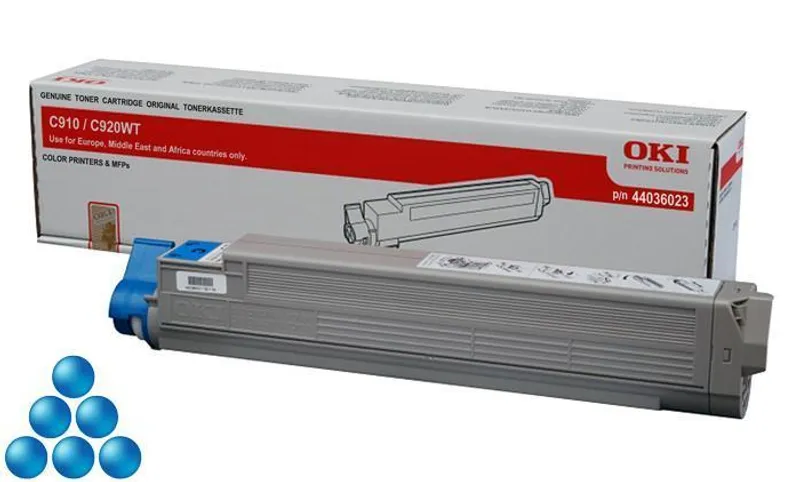 Hauptbild des Produkts Toner pro "C910" tiskárnu, OKI Cyan, 15 tis.stran