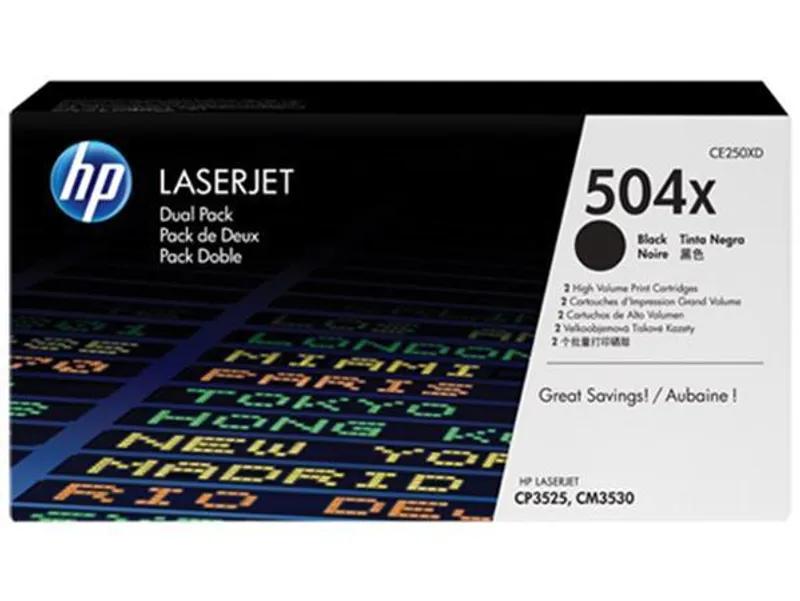 Hauptbild des Produkts Toner pro "ColorLaserJet CM3530, CP3525" tiskárny, HP "CE250XD" černá, 10,5 tis. stran