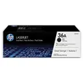 Toner pro "LaserJet P1505, 1505n, M1522" tiskárny, HP "CB436AD" Černá, 2*2 tis.stran