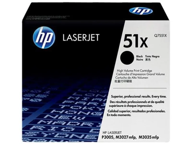 Hauptbild des Produkts Toner pro "LaserJet P3005, M3027MFP" tiskárny, HP "Q7551X" Černá, 13 tis.stran