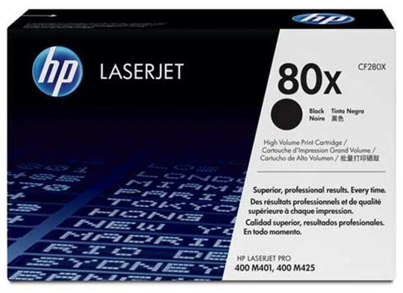 Hauptbild des Produkts Toner pro "LaserJet Pro 400 M401 series, M425" tiskárny, HP "CF280X" Černá, 6,9 tis.stran