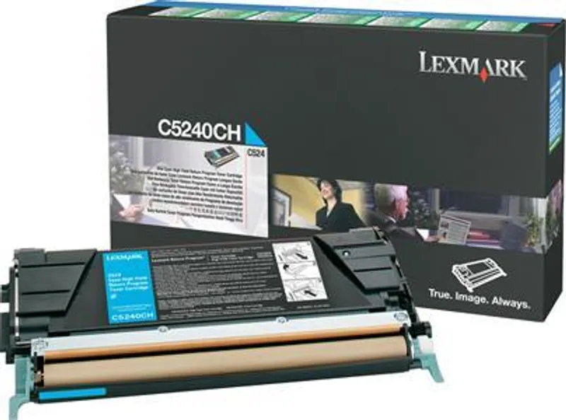 Hauptbild des Produkts Toner pro "Optra C524" tiskárnu, LEXMARK Cyan, 5 tis.stran