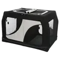 Weiteres Produktbild Transportnylon. Box Vario DOUBLE 91x60x61/57 cm schwarz-grau