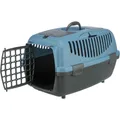 Transportbox CAPRI II, XS-S: 37x34x55cm (max. 8kg) - hellgrau/blau