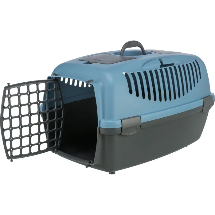 Hauptbild des Produkts Transportní box CAPRI III 40x38x61cm (max. 12kg) - tmavě šedá/pastelově modrá