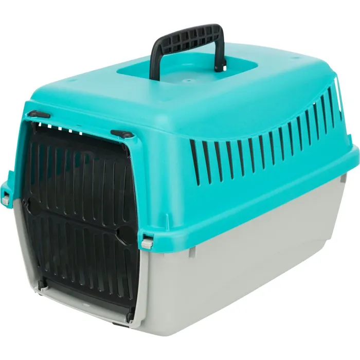 Hauptbild des Produkts Transportní box CAPRI XXS: 26 x 25 x 39cm, max.do 4 kg - tyrkys/světlešedá