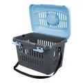 Weiteres Produktbild Transportbox MIDI CAPRI 44x33x32cm max. bis 5kg TRIXIE, - blau/grau