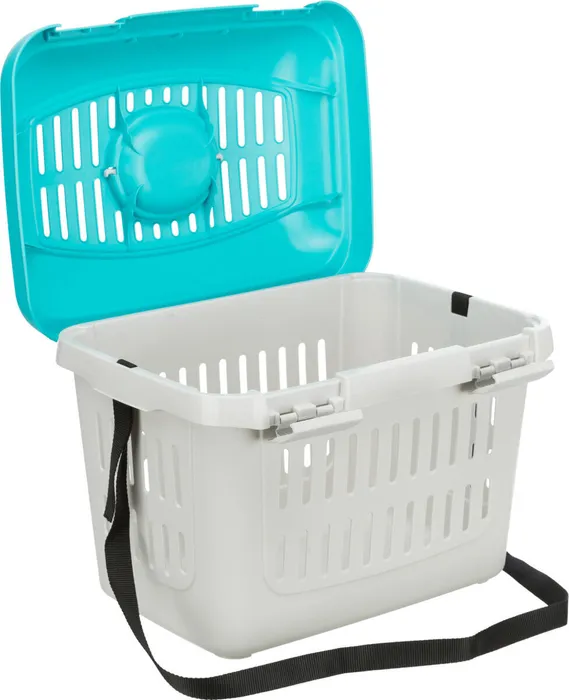 Hauptbild des Produkts Transportní box MIDI CAPRI 44x33x32cm max.do 5kg TRIXIE, - modro/šedá