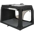 Transportbox aus Nylon Vario L 99x67x71/61 cm schwarz-grau