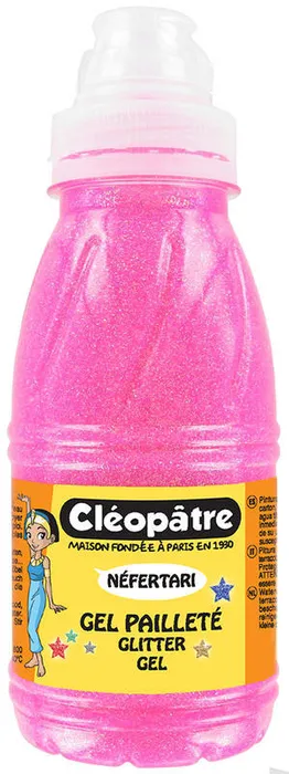 Hauptbild des Produkts Třpytivý gel 250 ml NEON Růžová, CLEOPATRE