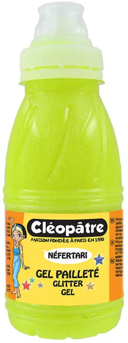 Hauptbild des Produkts Třpytivý gel 250 ml NEON Žlutá, CLEOPATRE