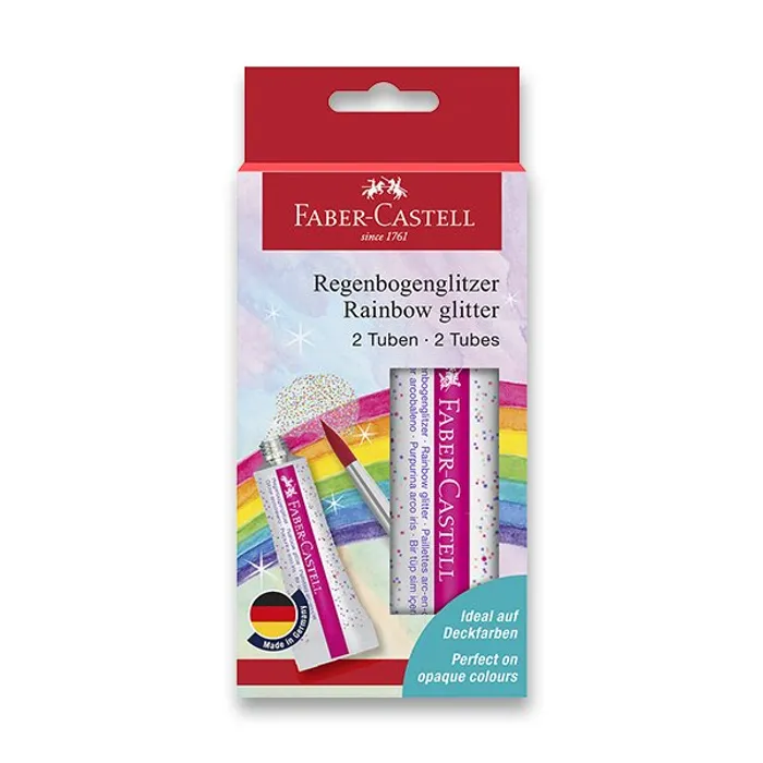Hauptbild des Produkts Třpytky Faber-Castell Rainbow 12 ml, 2 ks