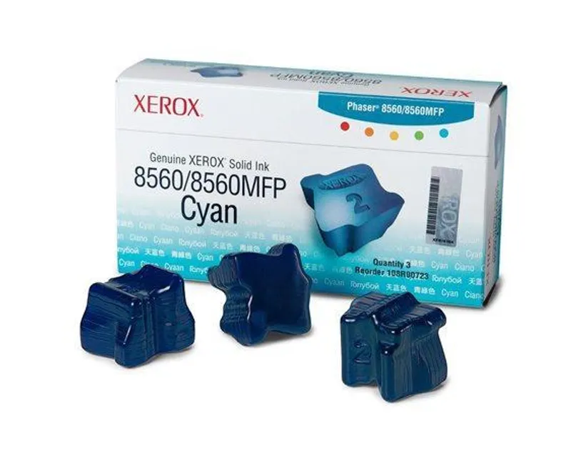 Hauptbild des Produkts Tuhý inkoust pro "Phaser 8560" tiskárnu, XEROX Cyan, 3 tis.stran