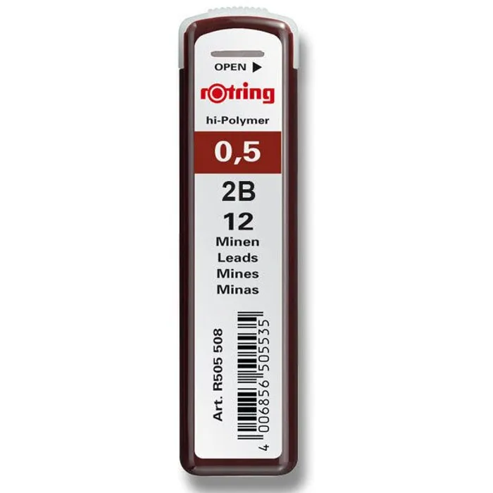 Hauptbild des Produkts Tuhy Rotring 0,5 mm, 2B