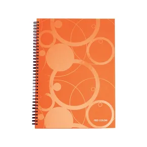 Doppeldrahtblock A4 Laminat NEO COLORI orange