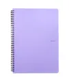 Weiteres Produktbild Doppeldrahtblock A4 PP PASTELINI lila