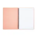 Zwillingsdrahtblock A4 PP PASTELINI apricot