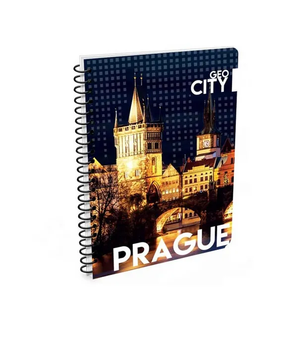 Hauptbild des Produkts Twin wire blok A6 Soft GEO CITY Prague