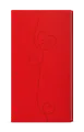 Wochentagebuch - Jakub - Vivella mit Prägung - Taschenformat - rot - Herz