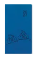 Wochentagebuch - Jakub - Vivella mit Prägung - Taschenformat - Hellblau - Fahrrad