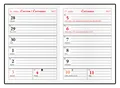 Wochenplaner - Ladislav - PVC - Bordeaux