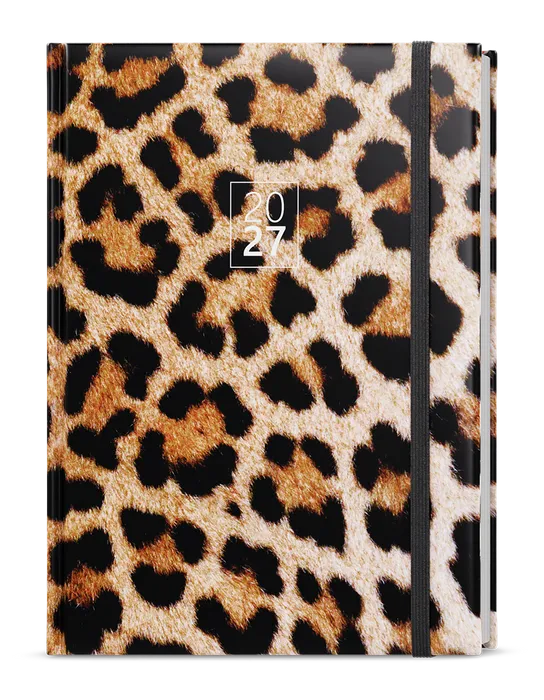 Hauptbild des Produkts Týdenní diář - Oskar - Lamino - A5 - Leopard