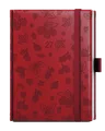 Wochenplaner - Prokop - Vivella extra - B6 - bordeaux - Himbeeren