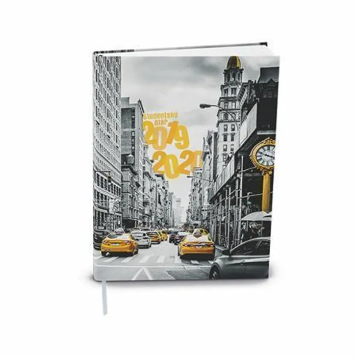 Hauptbild des Produkts Týdenní diář "Student" 2019/2020, školní, V8, pevné desky, kapesní, New York, BALOUŠEK