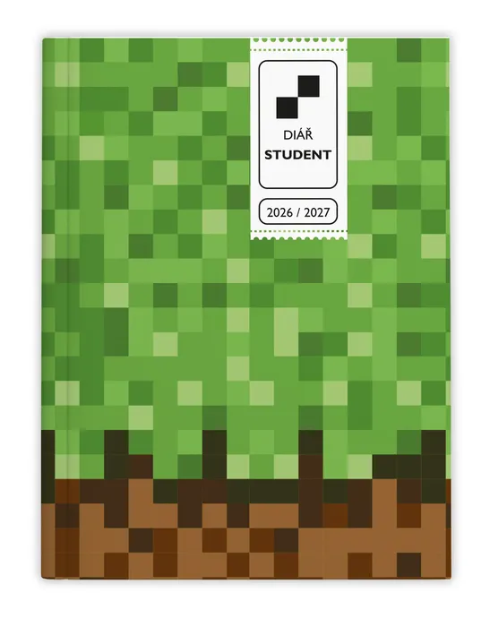 Hauptbild des Produkts Týdenní diář - Student - V8 - lamino - kapesní - Kostky