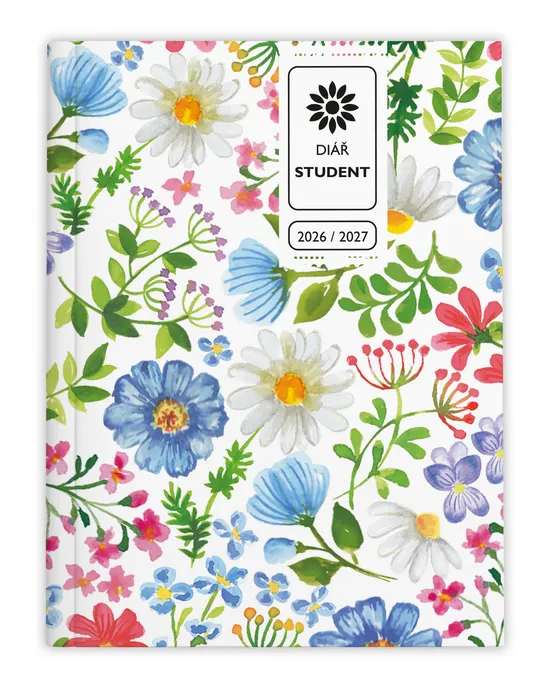 Hauptbild des Produkts Týdenní diář - Student - V8 - lamino - kapesní - Louka