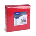 Serviette DekoStar rot 38 x 38 cm [50 St.]