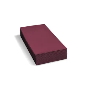 Serviette (PAP FSC Mix) 1/8 Kopffalz 2-lagig bordeaux 33 x 33 cm [250 St.]