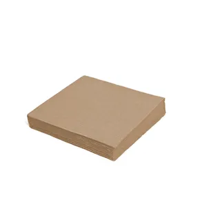 Serviette (PAP FSC Mix) 2-lagig natur braun 33 x 33 cm [250 St.]