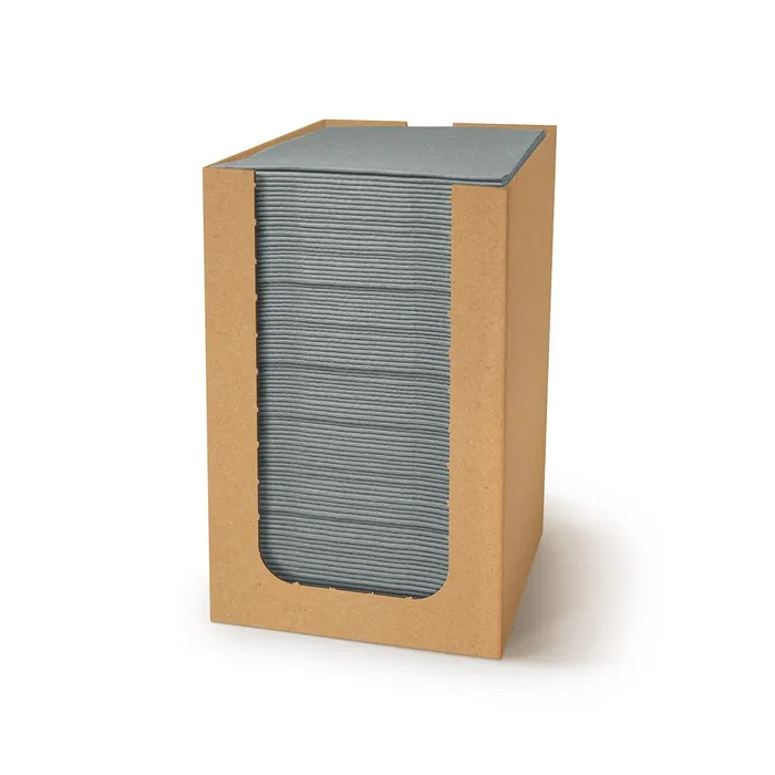 Hauptbild des Produkts Ubrousek PREMIUM šedý 20 x 20 cm v boxu [100 ks]