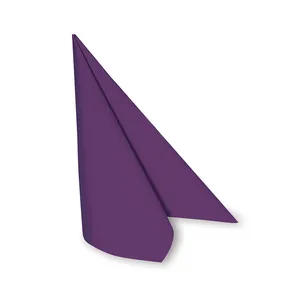 Serviette PREMIUM dunkelviolett 40 x 40 cm [50 Stück]