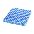 Servietten 1-lagig, 33 x 33 cm Bayern blau [100 Stück]