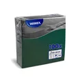 Weiteres Produktbild Serviette (PAP FSC Mix) 1-lagig dunkelgrün 33 x 33 cm [100 St.]