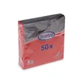 Weiteres Produktbild Serviette 2-lagig rot 33 x 33 cm [50 St.]