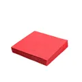 Weiteres Produktbild Serviette 2-lagig rot 33 x 33 cm [50 St.]