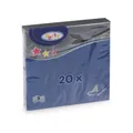 Serviette (PAP FSC Mix) 3-lagig dunkelblau 33 x 33 cm [20 St.]