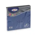 Serviette (PAP FSC Mix) 3-lagig dunkelblau 33 x 33 cm [20 St.]