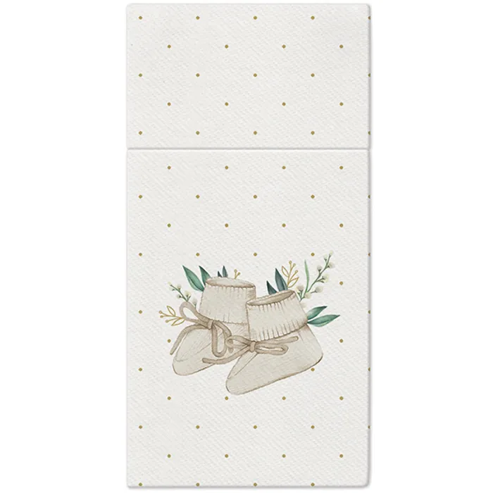 Hauptbild des Produkts Ubrousky na příbory PAW AIRLAID 40x40 cm Hello Baby [25 ks]