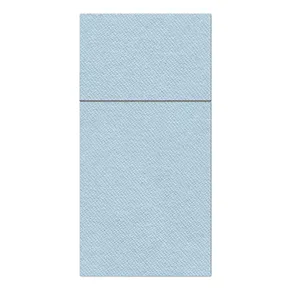 Bestecktaschen-Servietten PAW AIRLAID 40x40 cm Monocolor light blue [25 Stk]