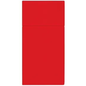 Besteckservietten PAW AIRLAID 40x40 cm UNICOLOR rot [50 Stück]