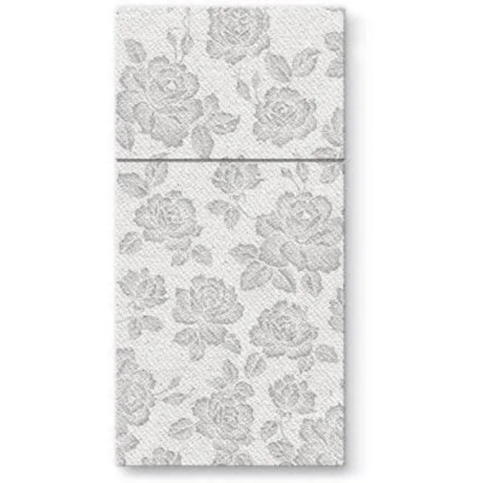 Hauptbild des Produkts Ubrousky na příbory PAW AIRLAID 40x40cm Subtle Roses Silver [25 ks]