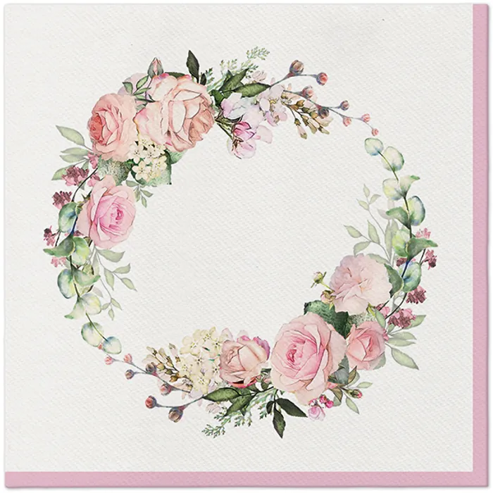 Hauptbild des Produkts Ubrousky PAW AIRLAID 40x40 cm DELICATE ROSES [50 ks]